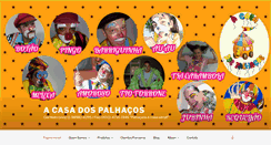 Desktop Screenshot of casadospalhacos.com.br